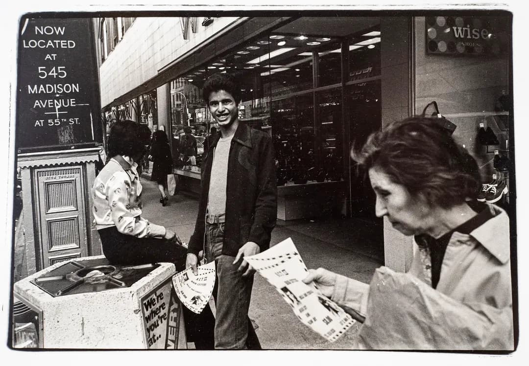 From The Seventies — leaflets on corner of nyc